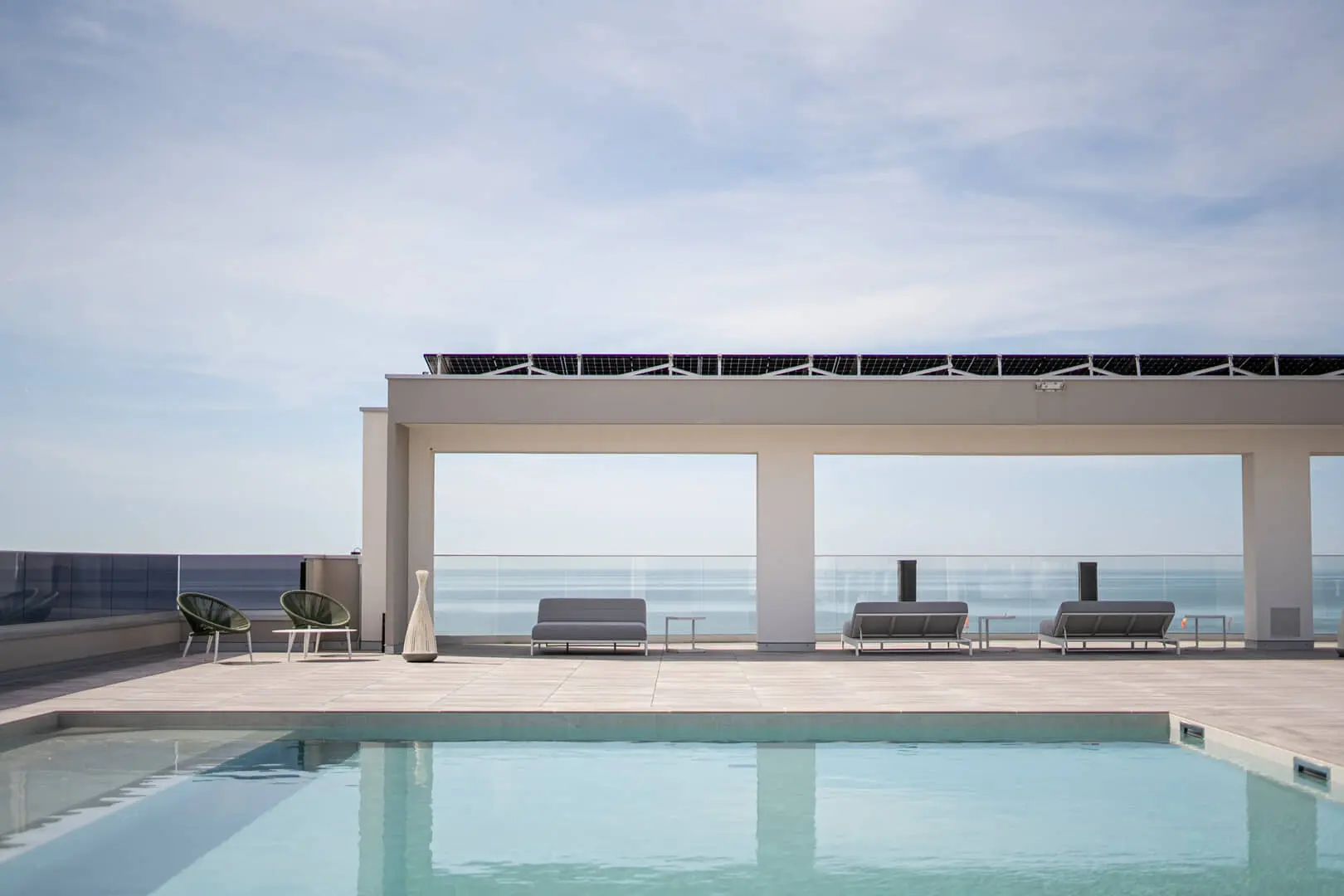 Piscina panoramica al Residence Diana