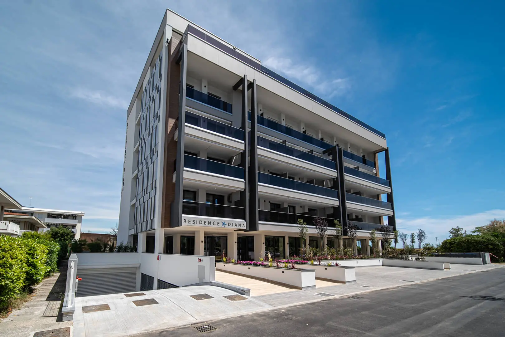 Modern building of Residence Diana